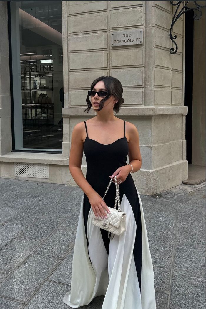 Viara - Abito Maxi con Pannelli