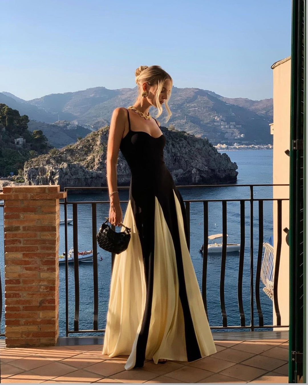 Viara - Abito Maxi Pannellato