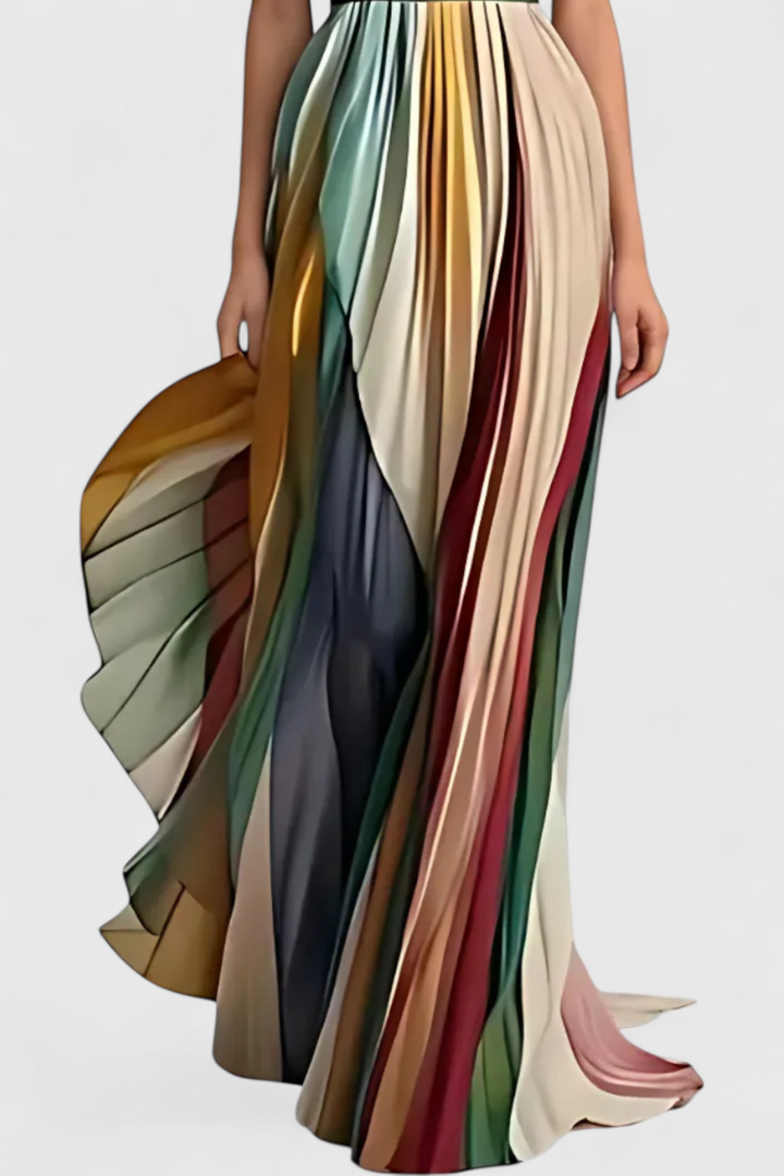 Leticia Abito Senza Maniche e dai Colori Vivaci