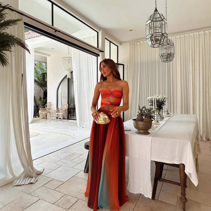 Giorgia | Abito Lungo Senza Maniche