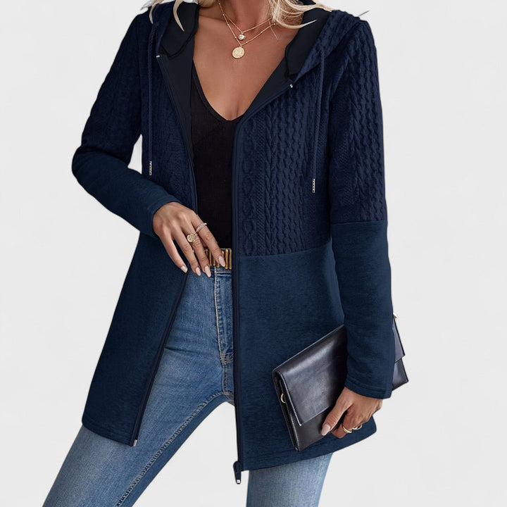 Valentino - Cardigan Grigio con Cappuccio Elegante per Donne