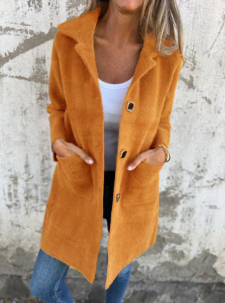 MARCE | Cappotto casual, a un solo petto, spesso con rever