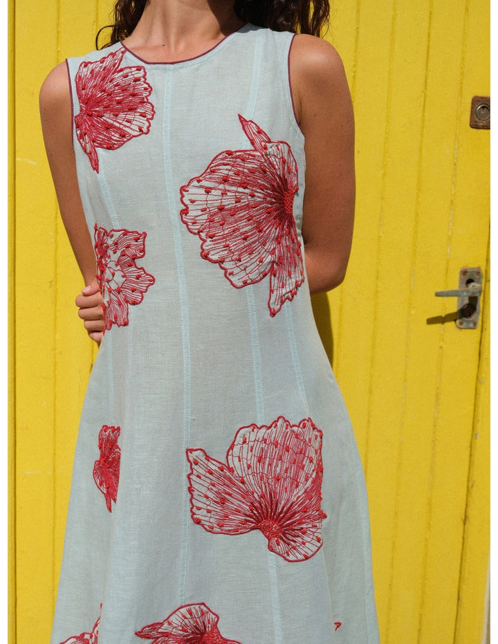 Triana – Abito lungo con ricami