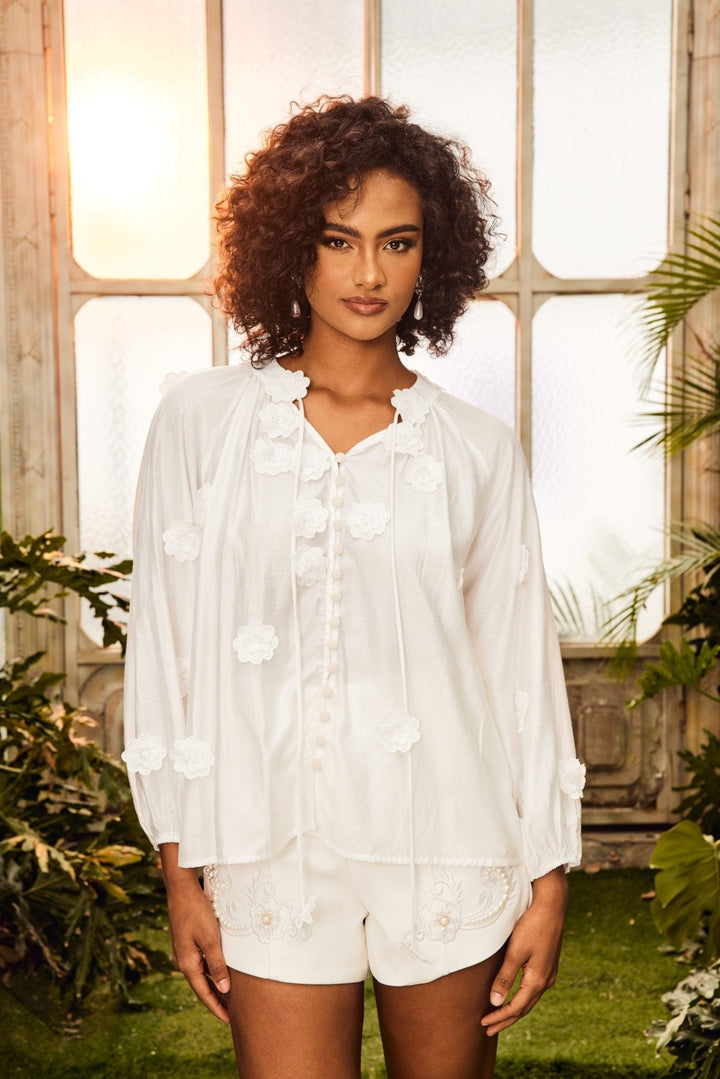 Sofia™ | Blusa con Scollatura a V Ella Bloemen