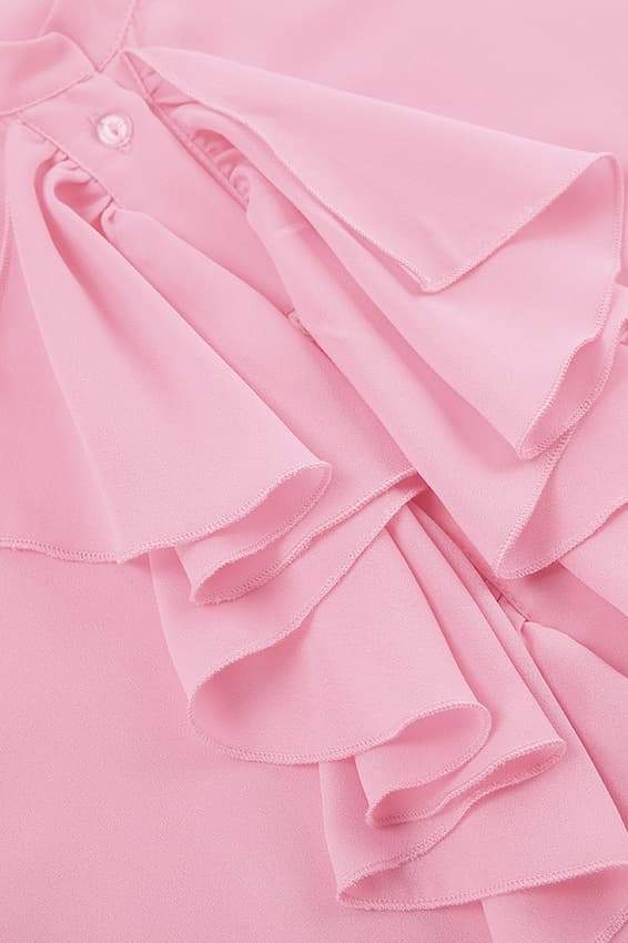 Sofia™ | Blusa semi-trasparente con ruches Michelle