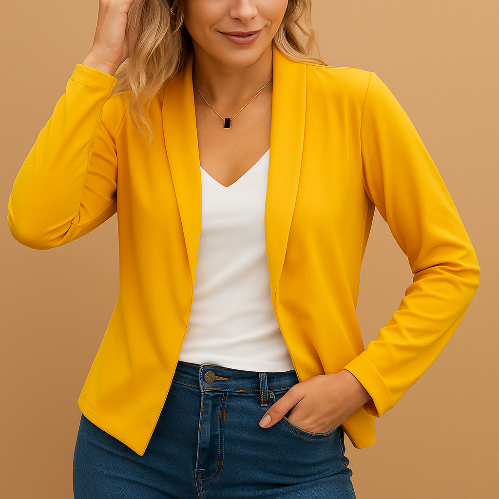 Blazer aperto elegante da donna con taglio moderno | Yara