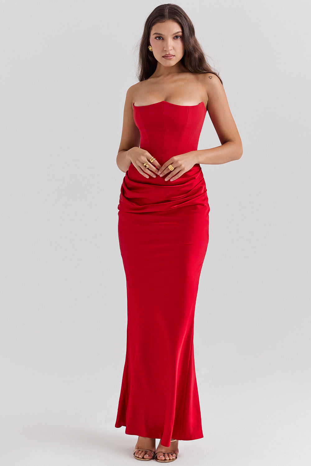 Victoria™ | Lina Elegant Corset Maxi Dress