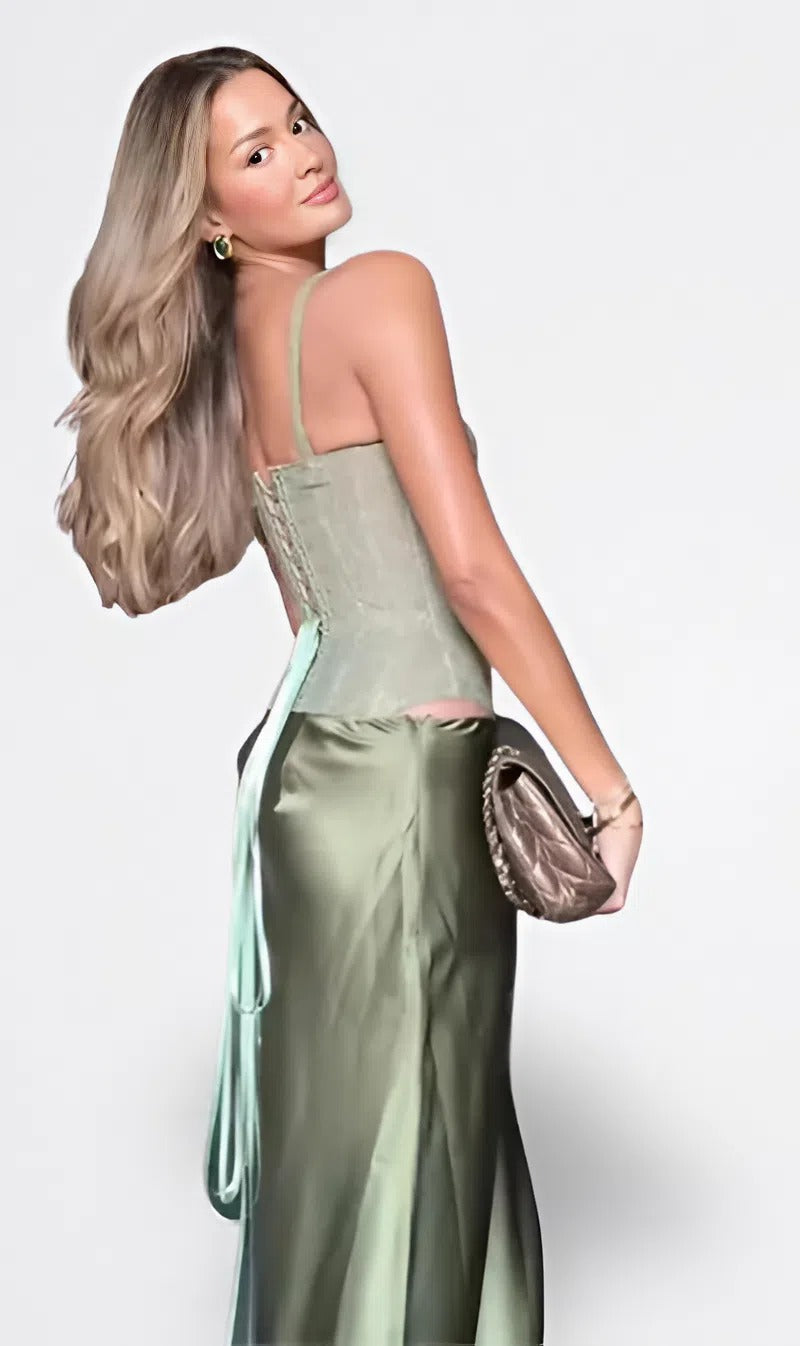 Rina | Abito Elegante con Brillio