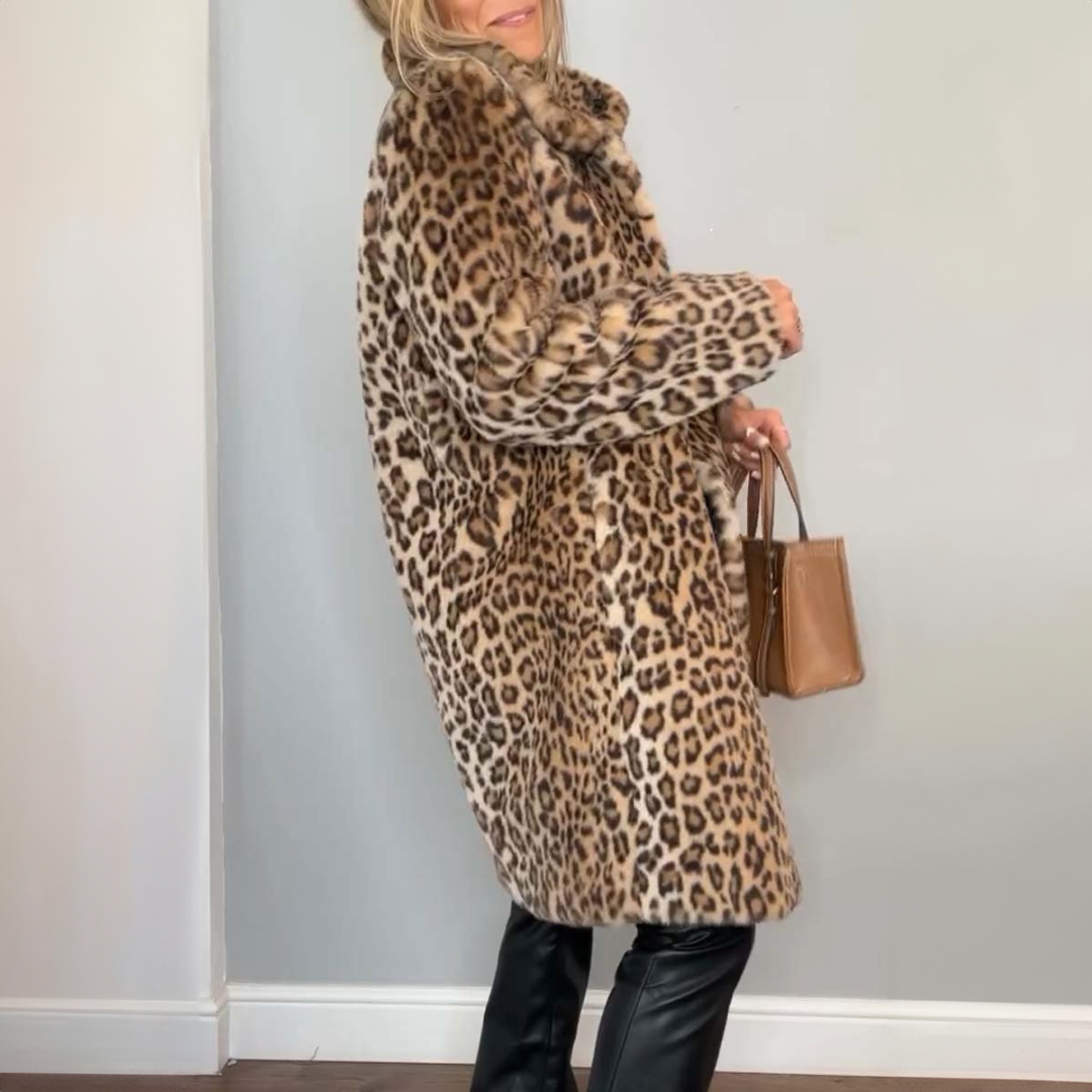 Victoria™ | Dainna Elegant Leopard Coat