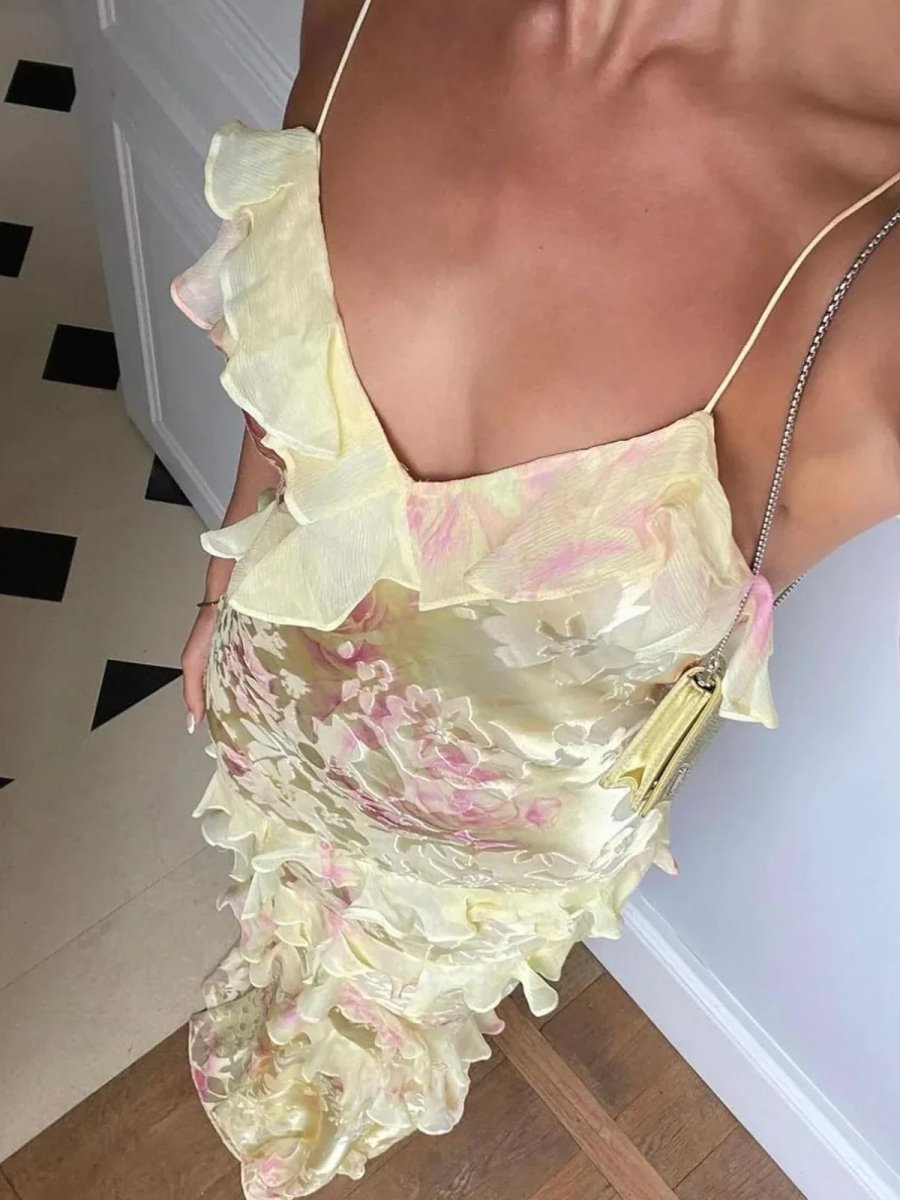 Cassidy | Abito Ruffle Incantevole