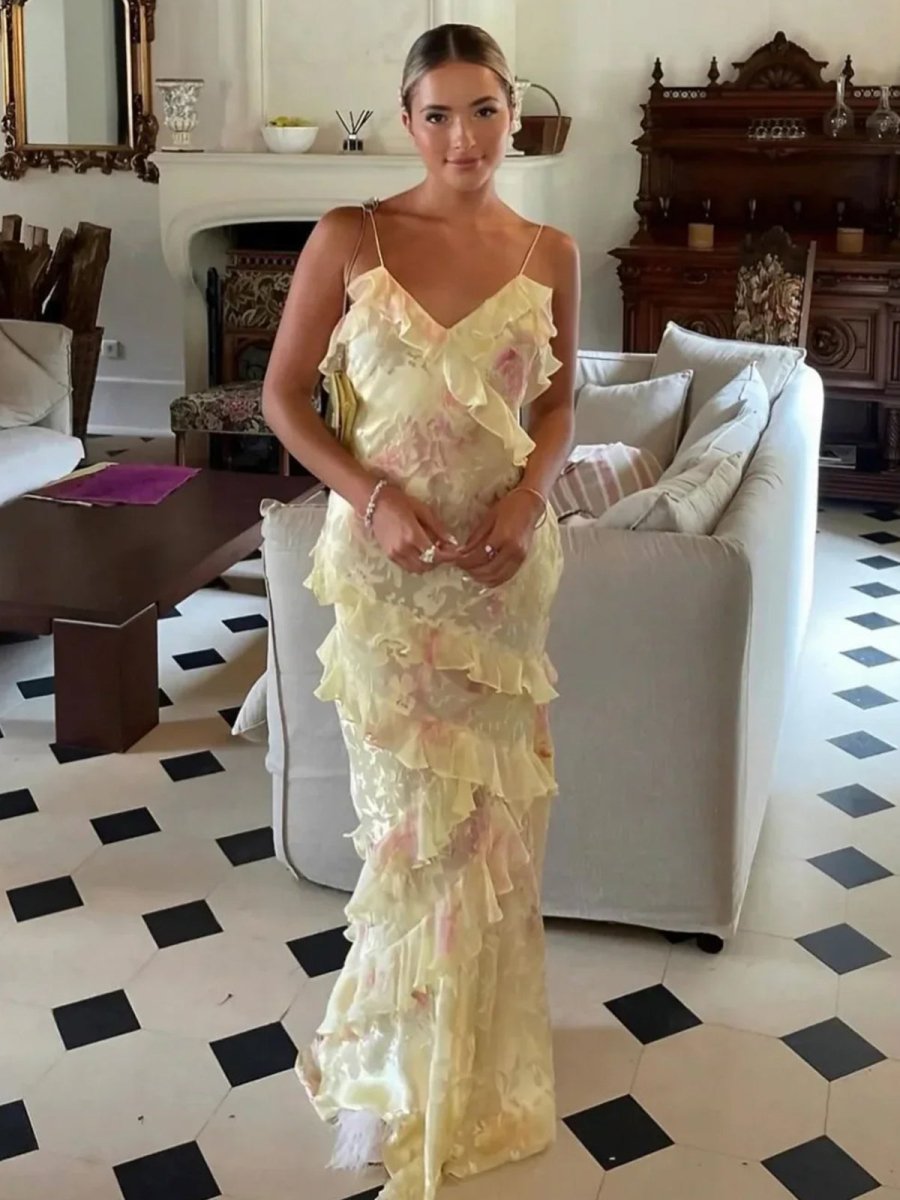 Cassidy | Abito Ruffle Incantevole