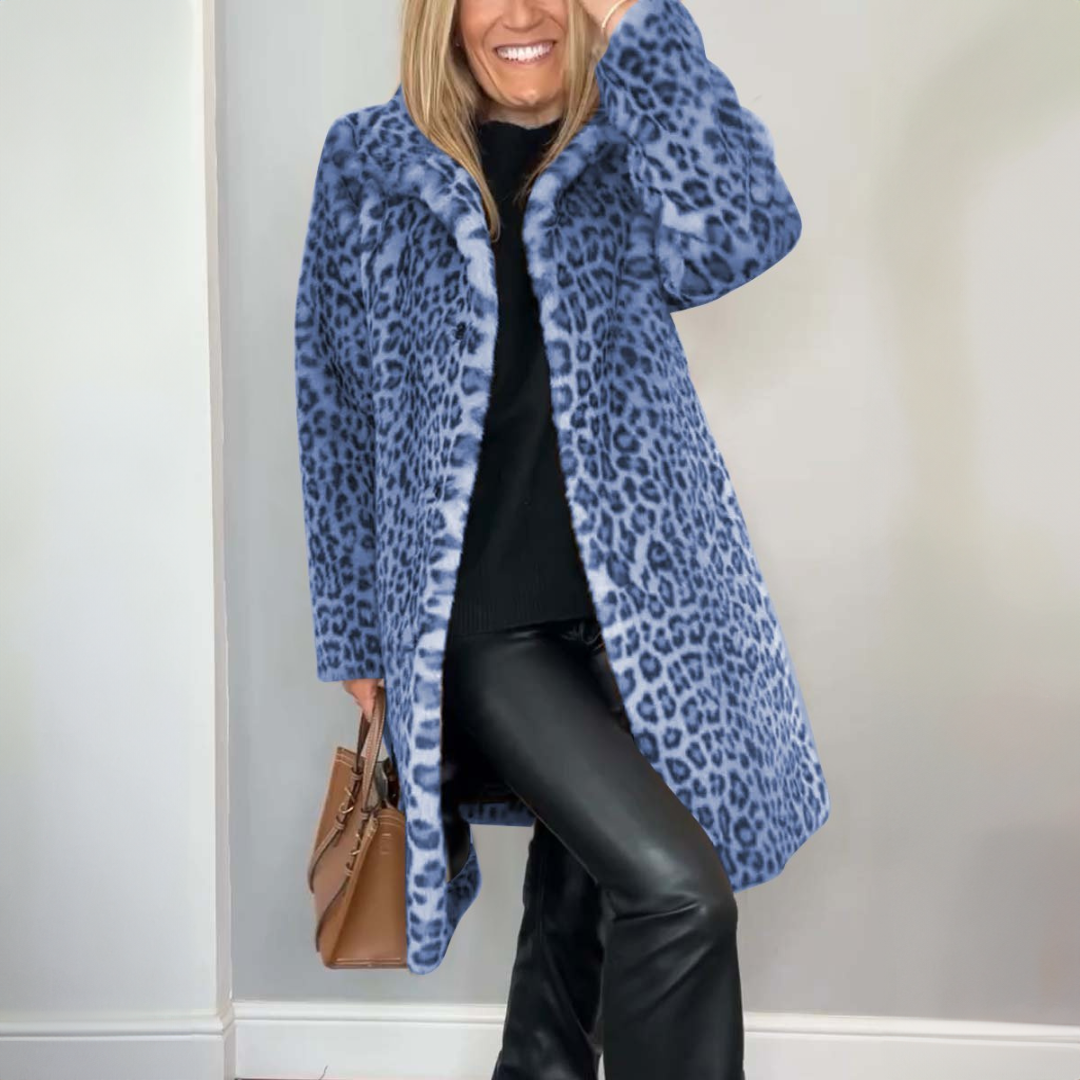 Victoria™ | Dainna Elegant Leopard Coat